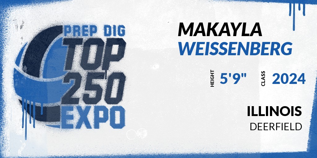 prepdigil's tweet photo. Welcome Class of 2024 Makayla Weissenberg (@MakaylaWeissen1) of Deerfield HS to the @PrepDigIL Top 250 Expo @ Top Flight Volleyball Club. 

🔥🏐 #PDTop250 🏐🔥

Register NOW! 👇  https://t.co/kojjqNHPYc https://t.co/Yt4fSm3rRS