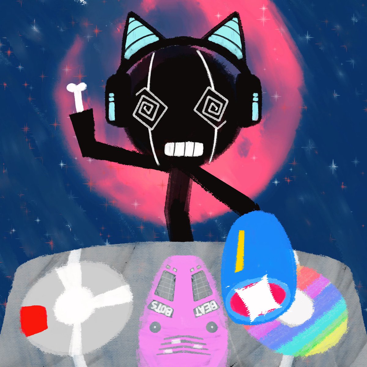 BeatBotsNFT's tweet photo. New attributes HOT off the press 🙀

🚨 EVENT: Live AMA on Discord and Twitter Spaces TONIGHT @ 8pm EST! Come with questions, comments, or ideas and be ready to hear more about the project from our team!

+ special guest 👀 https://t.co/TLDVHT8zPt
