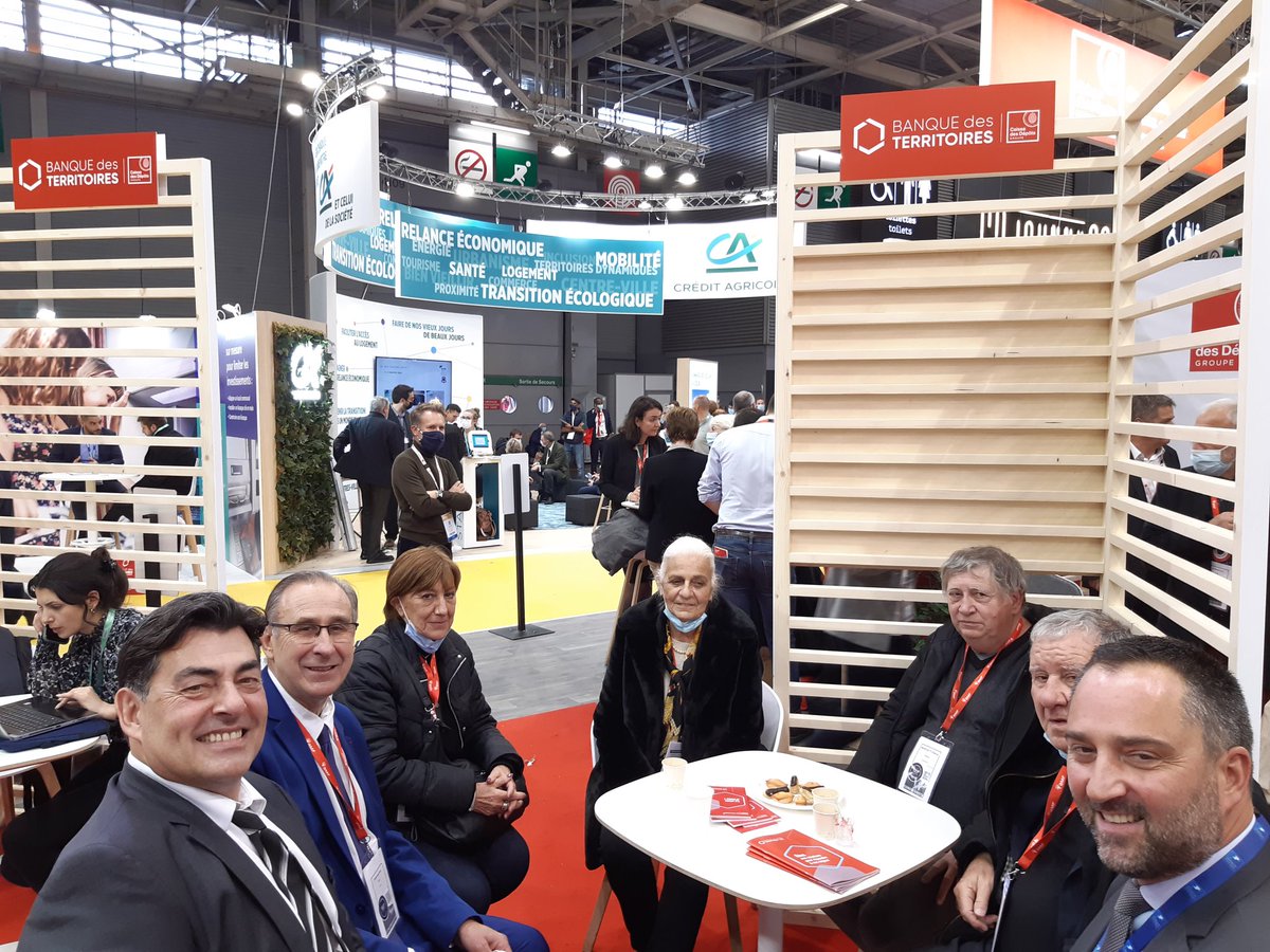 La Corse très présente sur le stand de la <a href="/BanqueDesTerr/">Banque des Territoires</a> <a href="/caissedesdepots/">Caisse des Dépôts</a> au salon des maires 2021. 
La <a href="/BdT_Corse/">Direction régionale Corse</a> remercie les élus de Corse pour leur confiance !
#SMCL2021