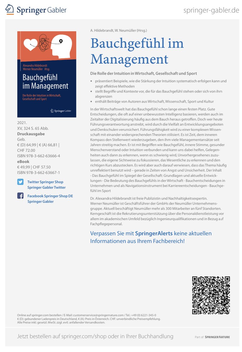Es ist da! Freue mich auf die Twitter-Nachrichten der Autorinnen und Autoren nach Erhalt des Buches. <a href="/olaferfurt/">Olaf Schulze</a> @officeroxx <a href="/BlaueFarbe/">Tobias Loitsch 💯</a> <a href="/FGallizugaro/">Fabrizio GalliZugaro</a> @bmo @ZotterAustria @MimiSewalski <a href="/Volkskundlerin/">Alltagsforscherin</a> <a href="/Turamax/">Turan Altuner</a> <a href="/coachkickman/">one touch</a> <a href="/maximilian_munz/">Maximilian Munz</a> <a href="/TRIGEMA/">TRIGEMA W. Grupp KG</a> @Springer_Gabler #Bauchgefühl