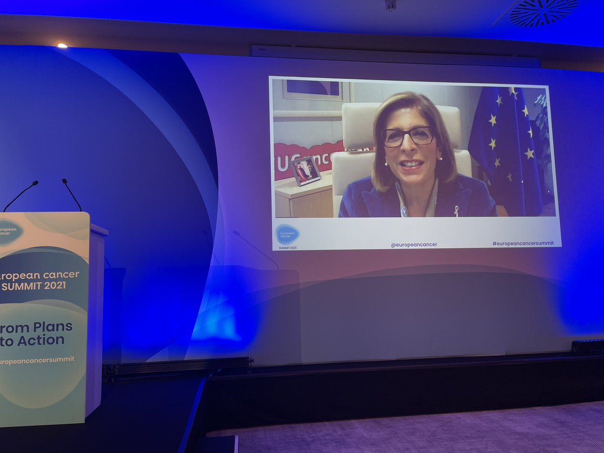 Commissioner @SKyriakidesEU addresses the European Cancer Summit - Putting the EUCancer Plan in place —> mission possible @EuropeanCancer #EuropeanCancerSummit