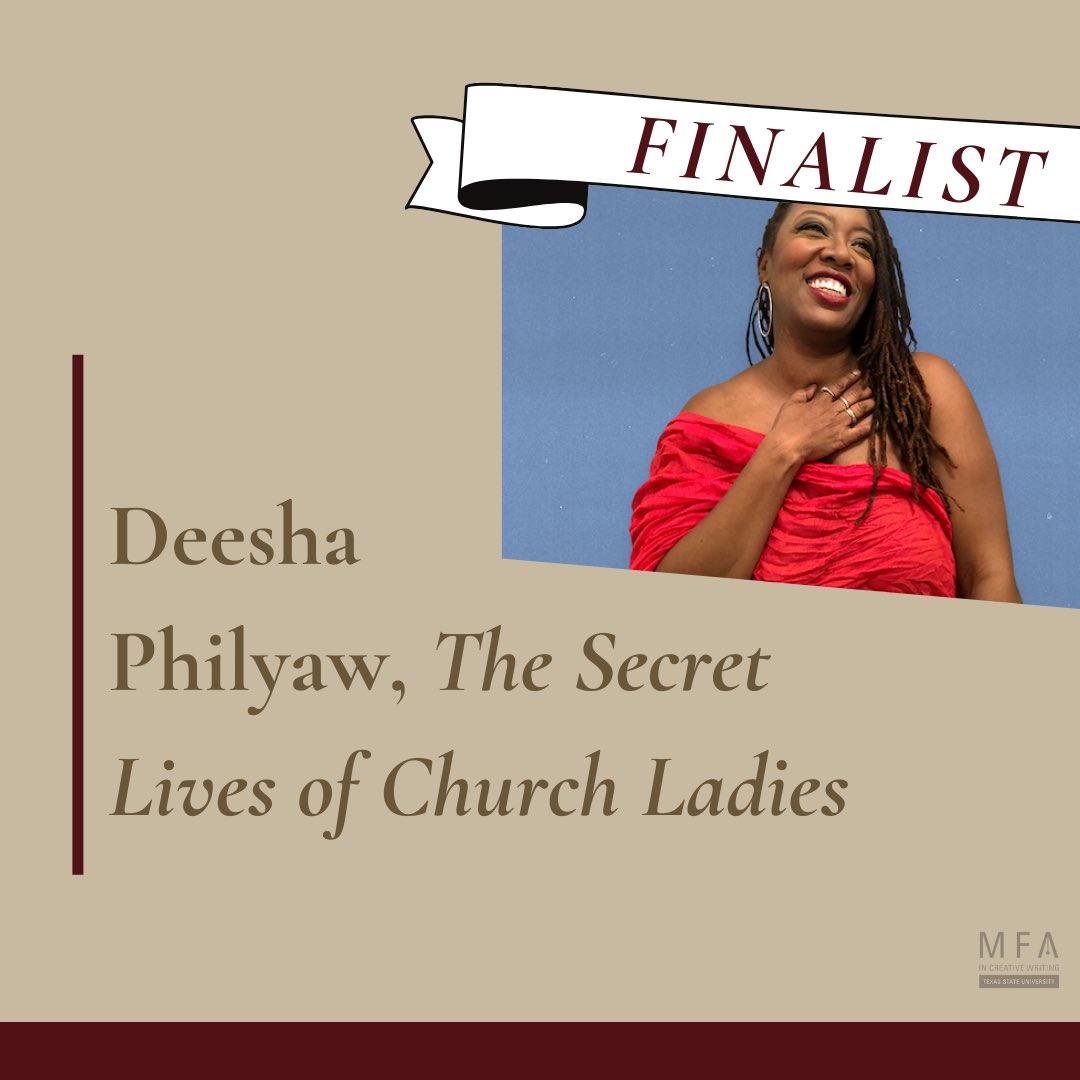Our next author to join the 2021 shortlist for the L.D. and LaVerne Harrell Clark Fiction Prize is Deesha Philyaw for The Secret Lives of Church Ladies! <a href="/DeeshaPhilyaw/">Deesha Philyaw</a>