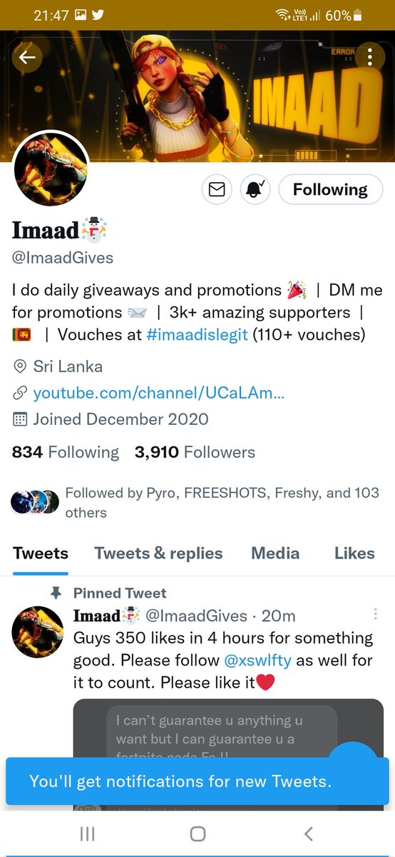 Kesshav9's tweet photo. @ImaadGives @GamerboyShrey @Parzival0002 Donee gl https://t.co/LCVvHHjKg8