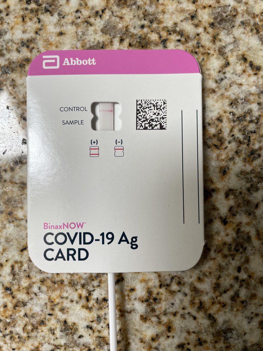 EMSwami's tweet image. Woke up w/ nasal congestion + sore throat

Rapid test negative. Fully vaxxed

Can go on w/ day knowing I'm not infectious to those around me

Home Ag tests are extremely powerful. Should be free + stocked in every home in the US