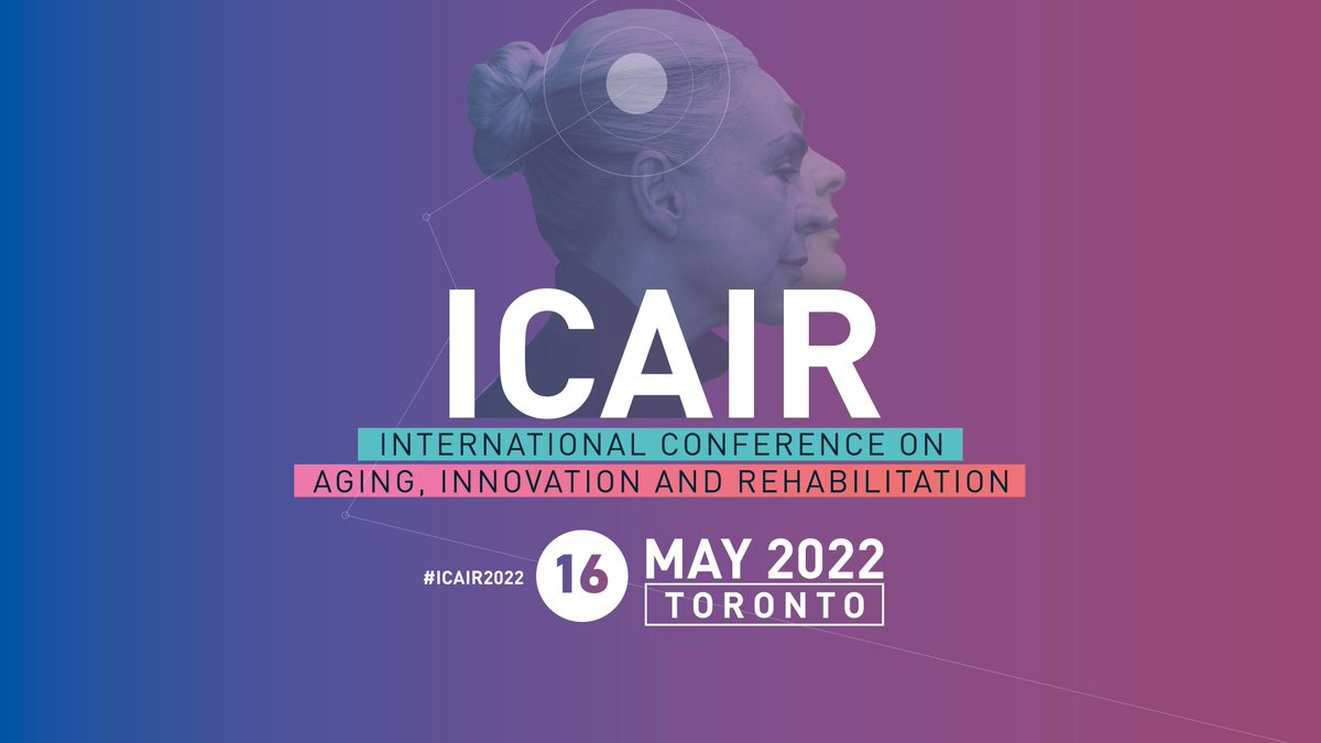 We are thrilled to announce that we're hosting the International Conference on Aging, Innovation and Rehabilitation #ICAIR2022 with @RSIUofT on May 16, 2022. Registration is officially open and KITE, @TorontoRehab and @RSIUofT members can get in FREE. ➡️ kite-uhn.com/icair/info