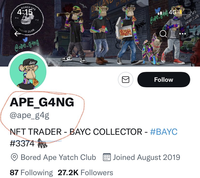APE G4NG tweet media
