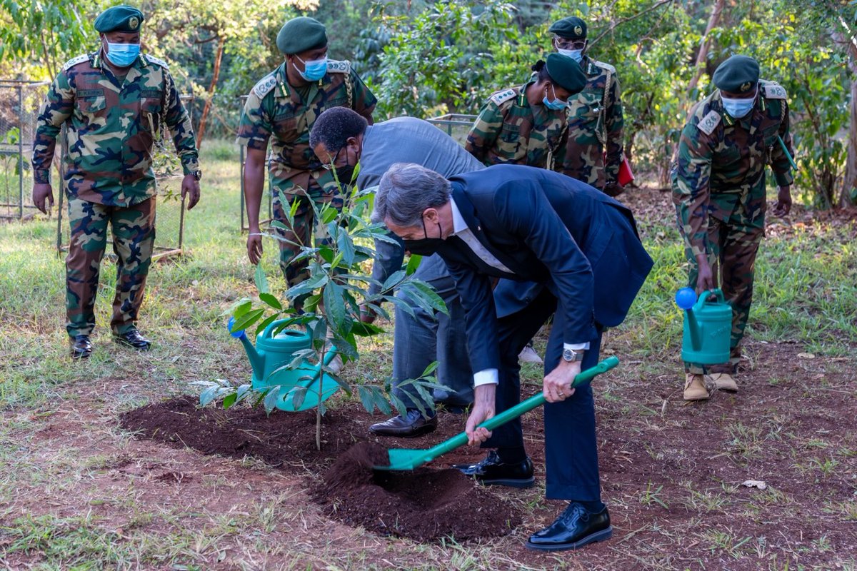 SecBlinken's tweet photo. Natural treasures, like Kenya’s Karura Forest, are stark reminders of our global obligation to preserve, protect, and nurture our environment. https://t.co/HFQQ5xER7J