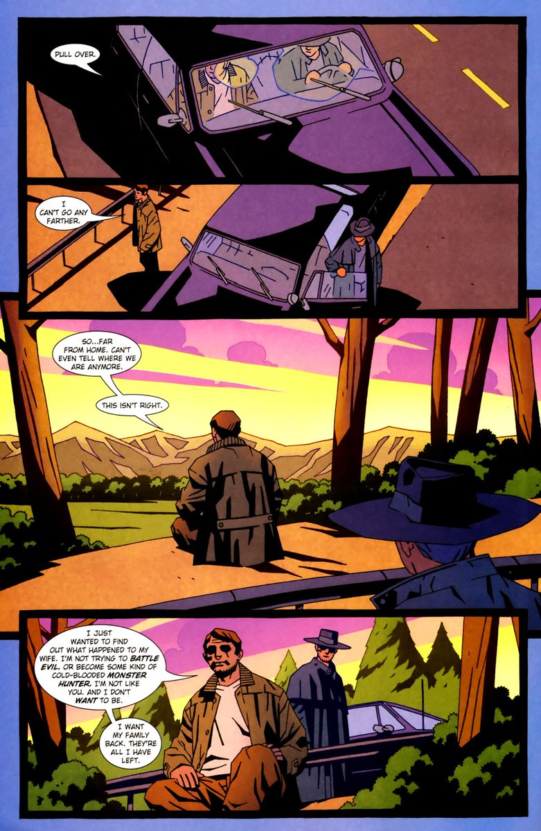 Revisiting the Supernatural comic beautifully drawn by @matthewdowsmith and I love how JD Mettler's colors compliment his work/mood of story so well.