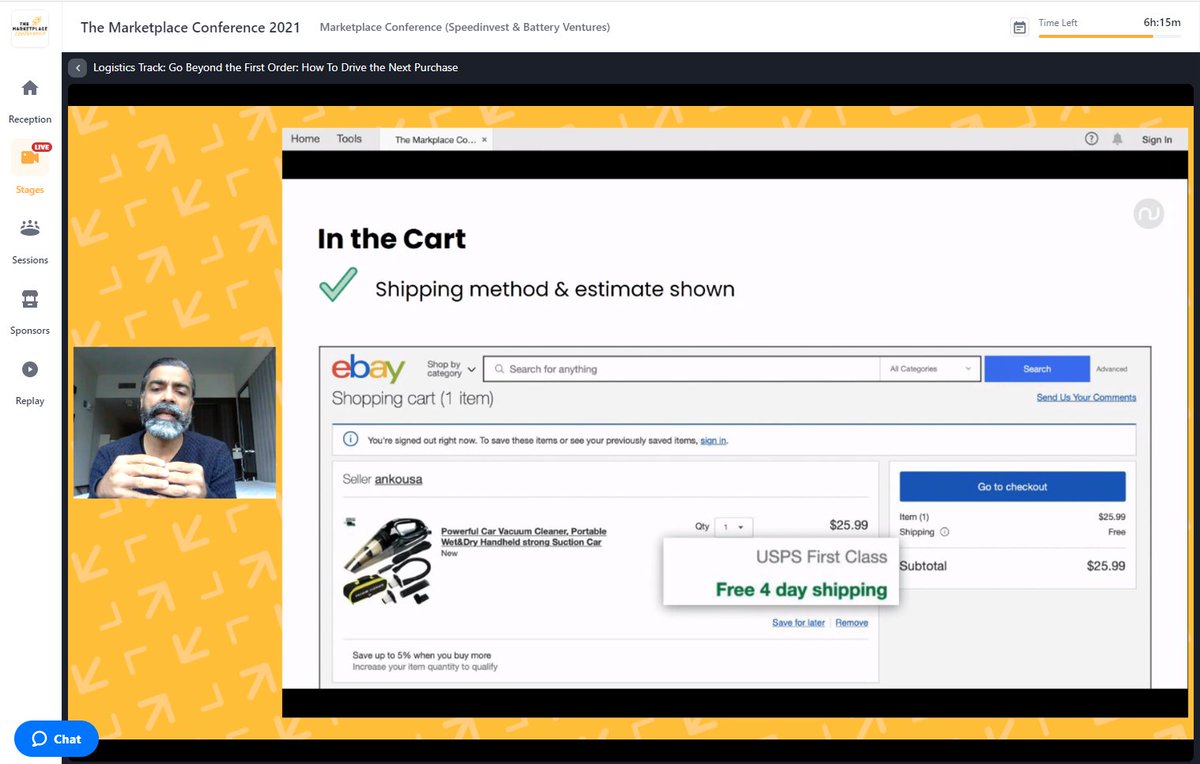 BatteryVentures's tweet photo. .@amitbol founder and CEO of @BatteryVentures portfolio company @narvarinc discusses how brands and retailers can drive purchase behavior at The #Marketplace Conference @mp_conf -- perfect talk in time for the busy holiday shopping season! https://t.co/X7ayjwt3pA