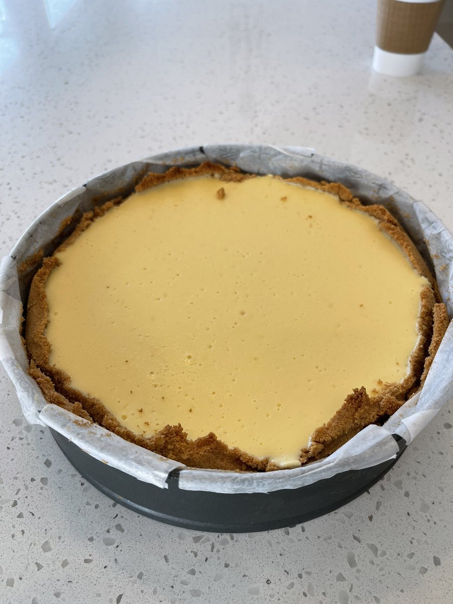 Second cheesecake done for the raffle winner!!! <a href="/HClawstle/">Heart of the Clawstle</a> <a href="/CA_CharlotteNC/">Cheer Athletics NC</a>