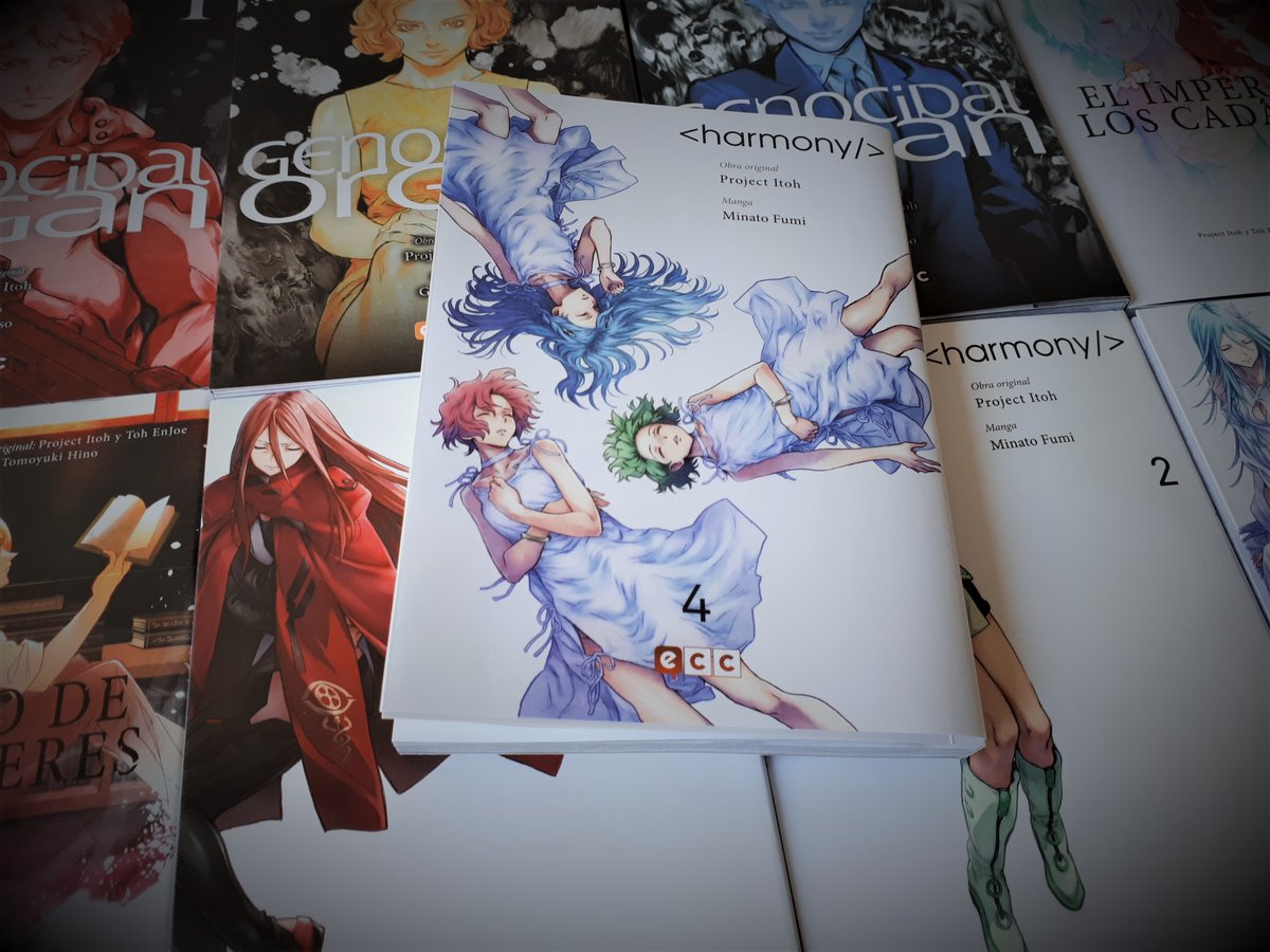 eccediciones's tweet photo. En el catálogo de #ECCManga podéis encontrar las adaptaciones de las obras de #ProjectItoh, uno de los grandes autores japoneses de ciencia ficción:
➡️#ElImperioDeLosCadáveres
➡️#GenocidalOrgan
➡️#Harmony
👉https://t.co/tZQqER9Jjf https://t.co/PfoYAO4MNC