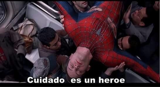 Total 52+ imagen spiderman cuidado es un heroe