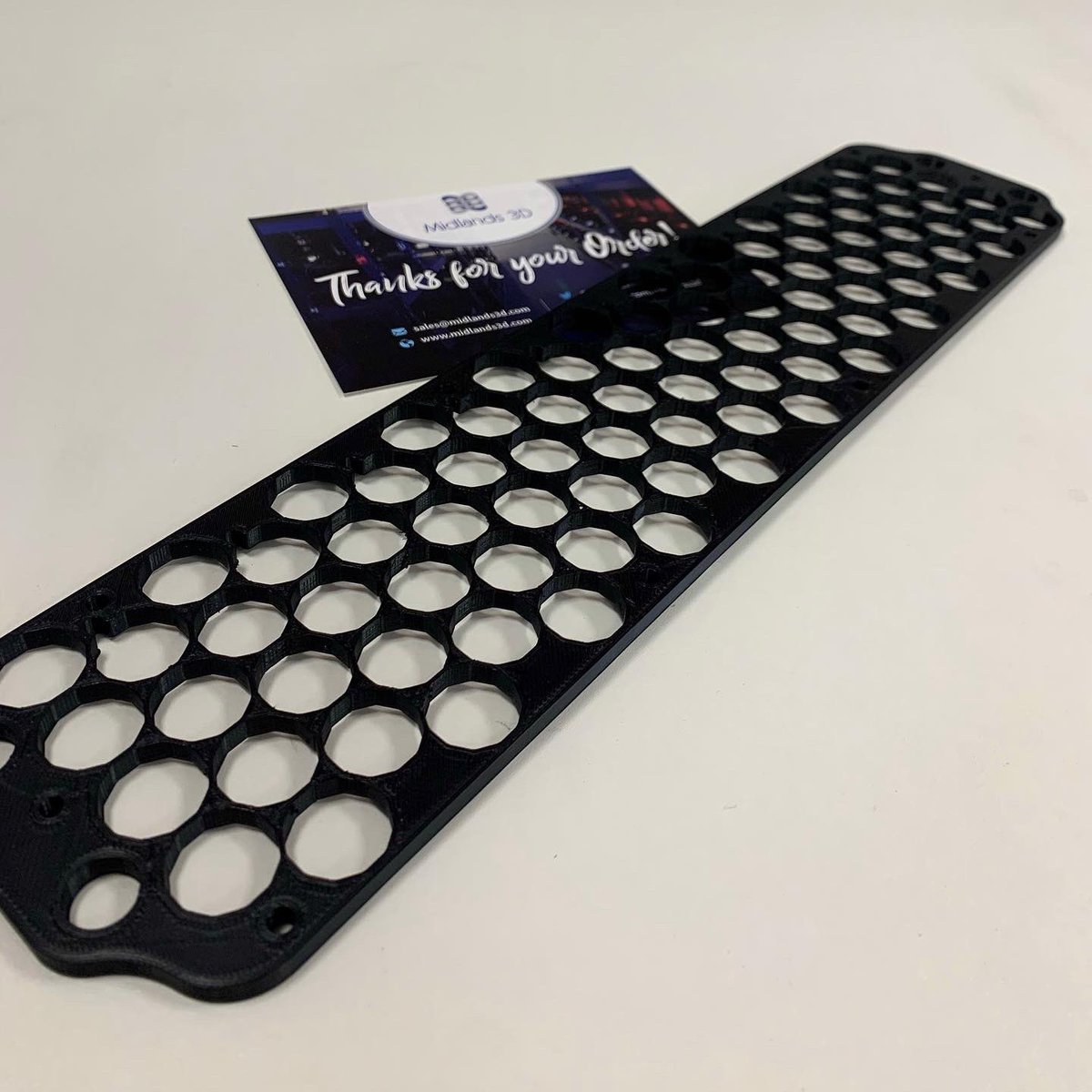 A huge thank you to <a href="/Midlands3Dprint/">Midlands3D</a> for our cell support test piece! 🔋