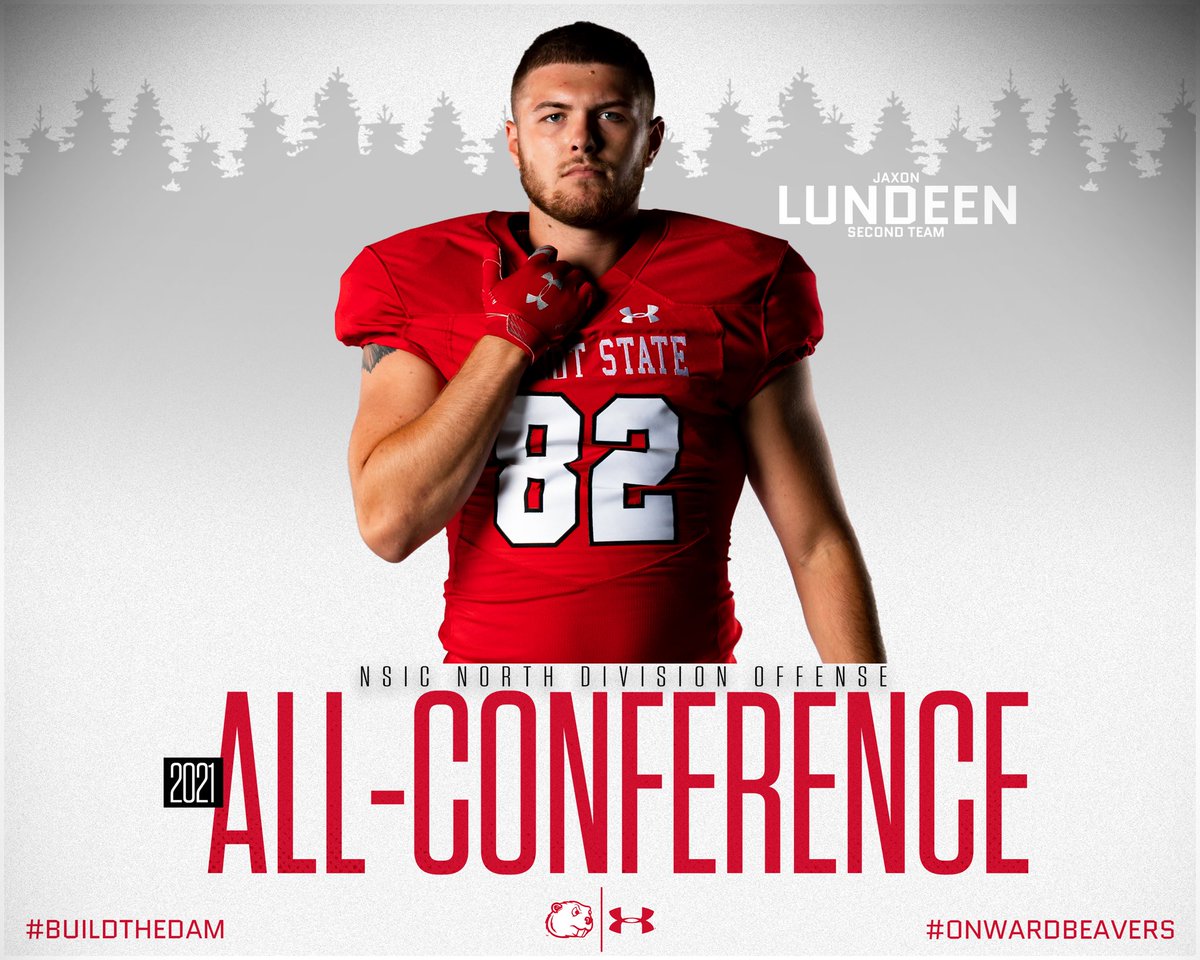Congratulations to Senior Jaxon Lundeen on being named NSIC North Division All-Conference Second Team Offense!

#GRIT🦫
#BuildTheDam🪵