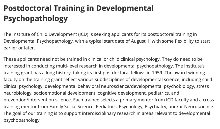 UMN Institute of Child Development tweet media