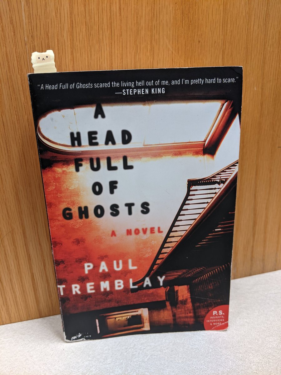 Endeverse's tweet photo. Just finished my first novel in almost 2 years. Trying to read a bit more, so this feels good :)

And if you're wondering, it was A Head Full of Ghosts by @paulGtremblay. Definitely recommend for people who are into psychological horror. https://t.co/BQmDT7OcoX