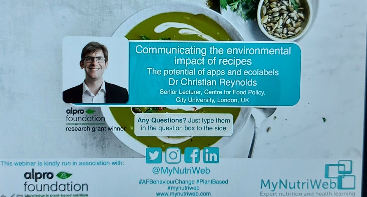 CookWorkSmile's tweet photo. Wow! Mind blown ๐คฏ thank you @sartorialfoodie that was brilliant! #AFBehaviourChange #PlantBased #mynutriweb @MyNutriWeb https://t.co/viHIwVBVsf