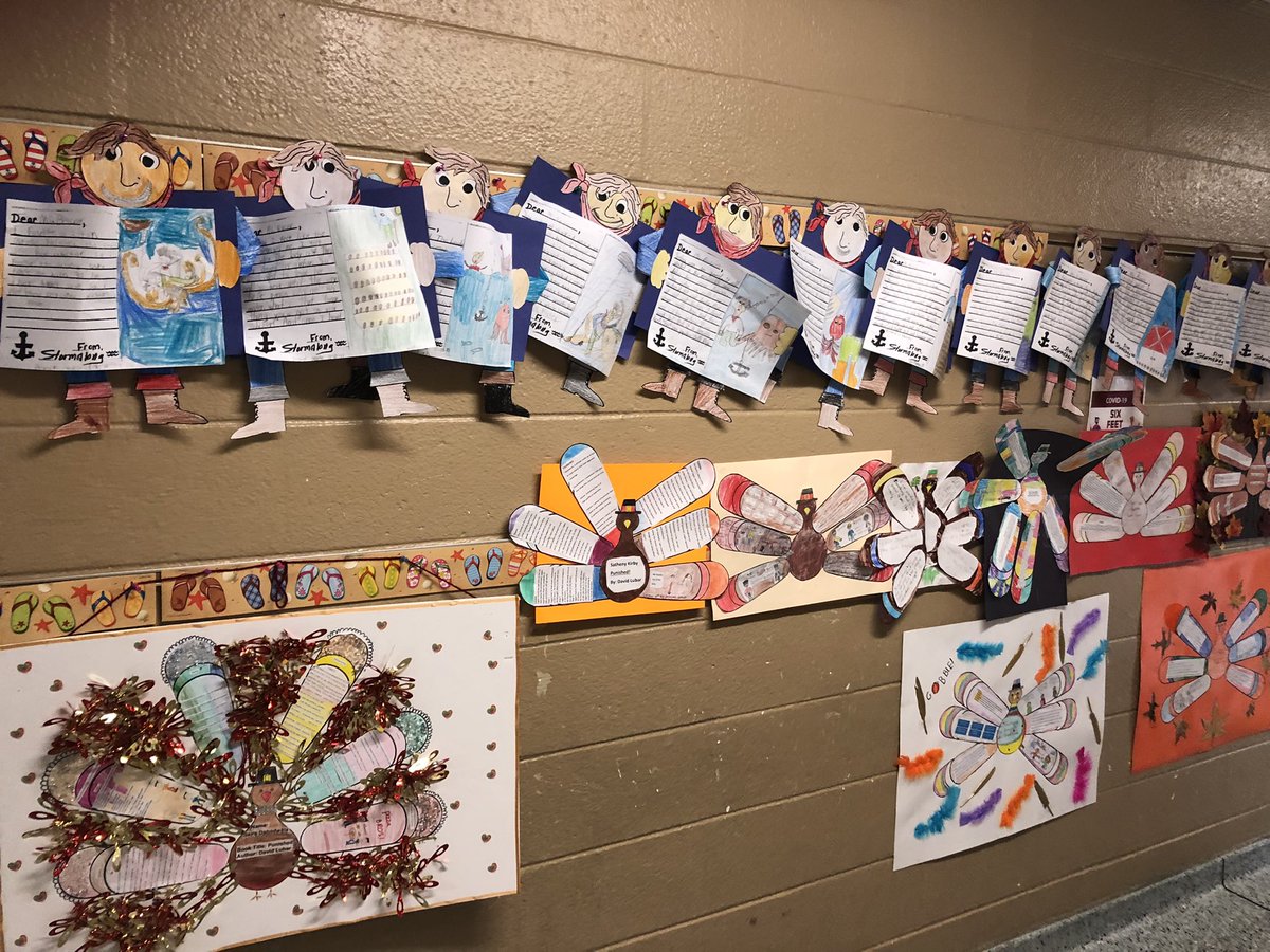 LBucior's tweet photo. So Proud of my students and all their hard work! Turkey Book Reports…. And a postcard from Stormy (Stormalong) sent to me! Awesome job!!! @RMascenik26 https://t.co/ssA9wP1Srs