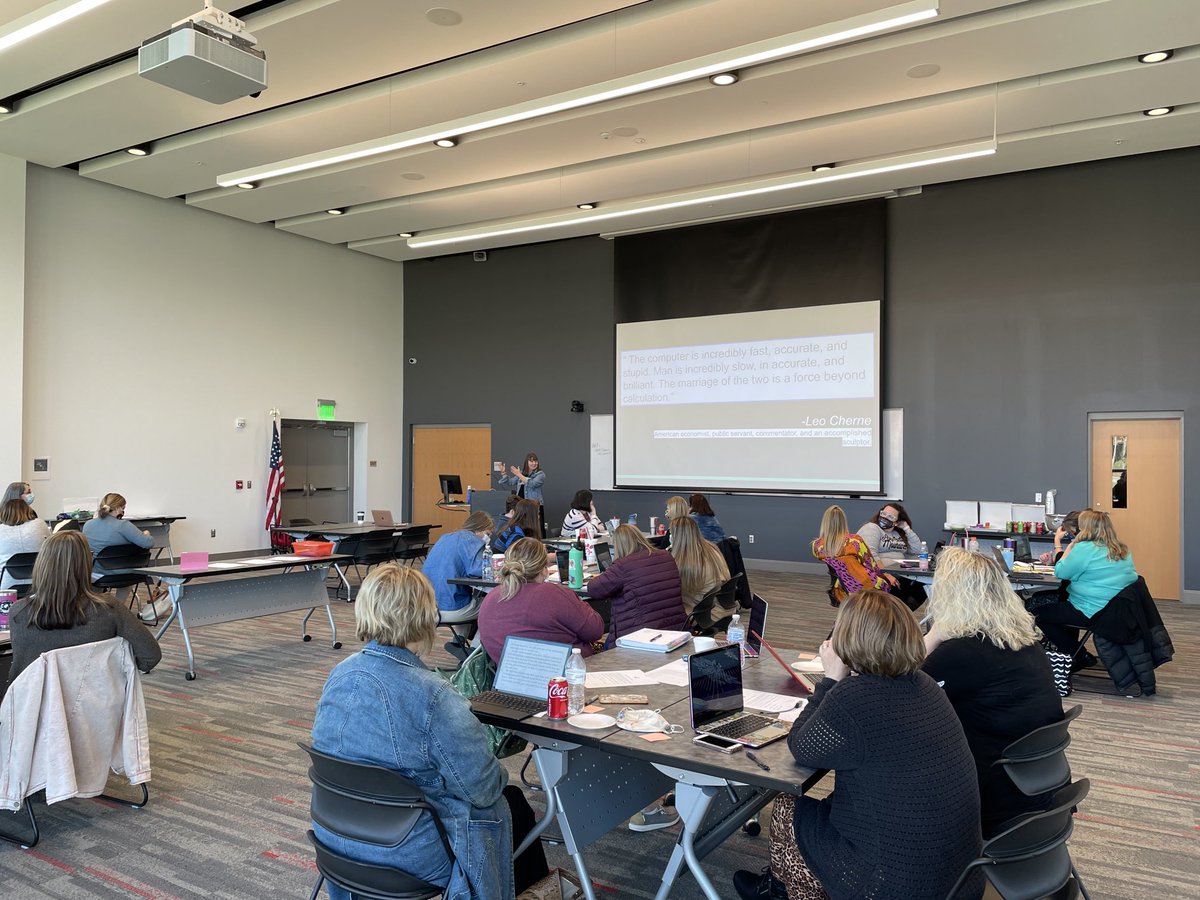 STEMWestorg's tweet photo. Coding/App PD with ⁦@catawbaschools⁩ today ⁦@CVRedHawks⁩ ⁦@dottieroseLLC⁩ #iamcs https://t.co/IRaKuAXet4