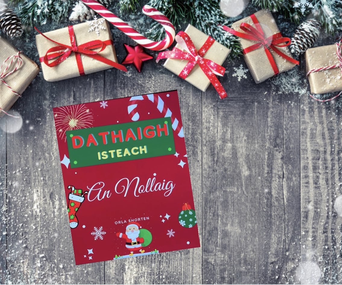 Ag tnúth go mór leis an leabhar seo a fheiscint sna siopaí 🎄