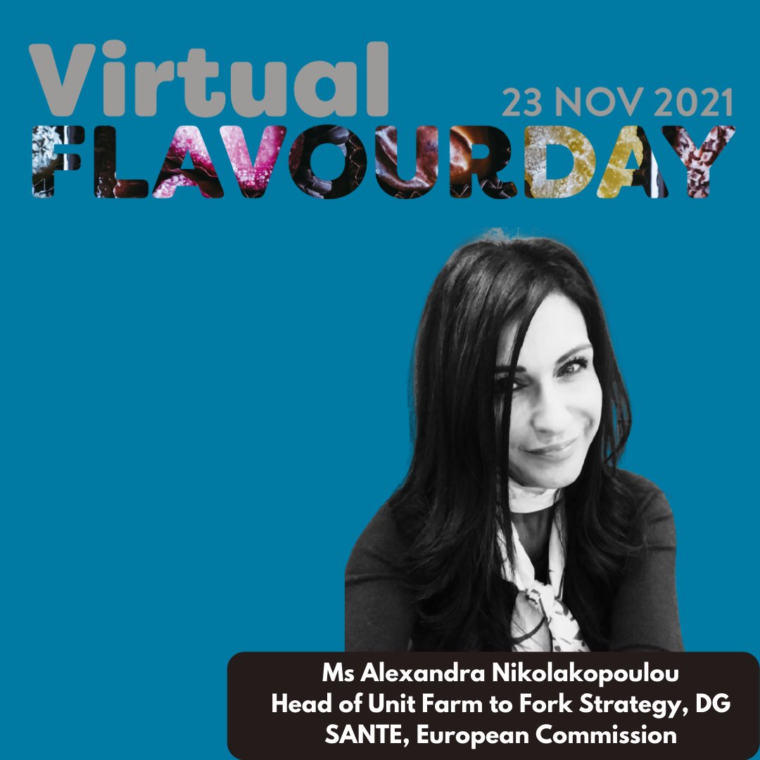 EFFA_Flavour's tweet photo. πLess than one week to go to the #Virtual_FlavourDay. We are happy to announce the participation of Ms Alexandra Nikolakopoulou, Head of Unit of the #EUfarm2fork strategy, DG SANTE @Food_EU, at our event on 23 November.
You can still register hereπ: https://t.co/W1WE146H8d https://t.co/U3bFkJlXbS