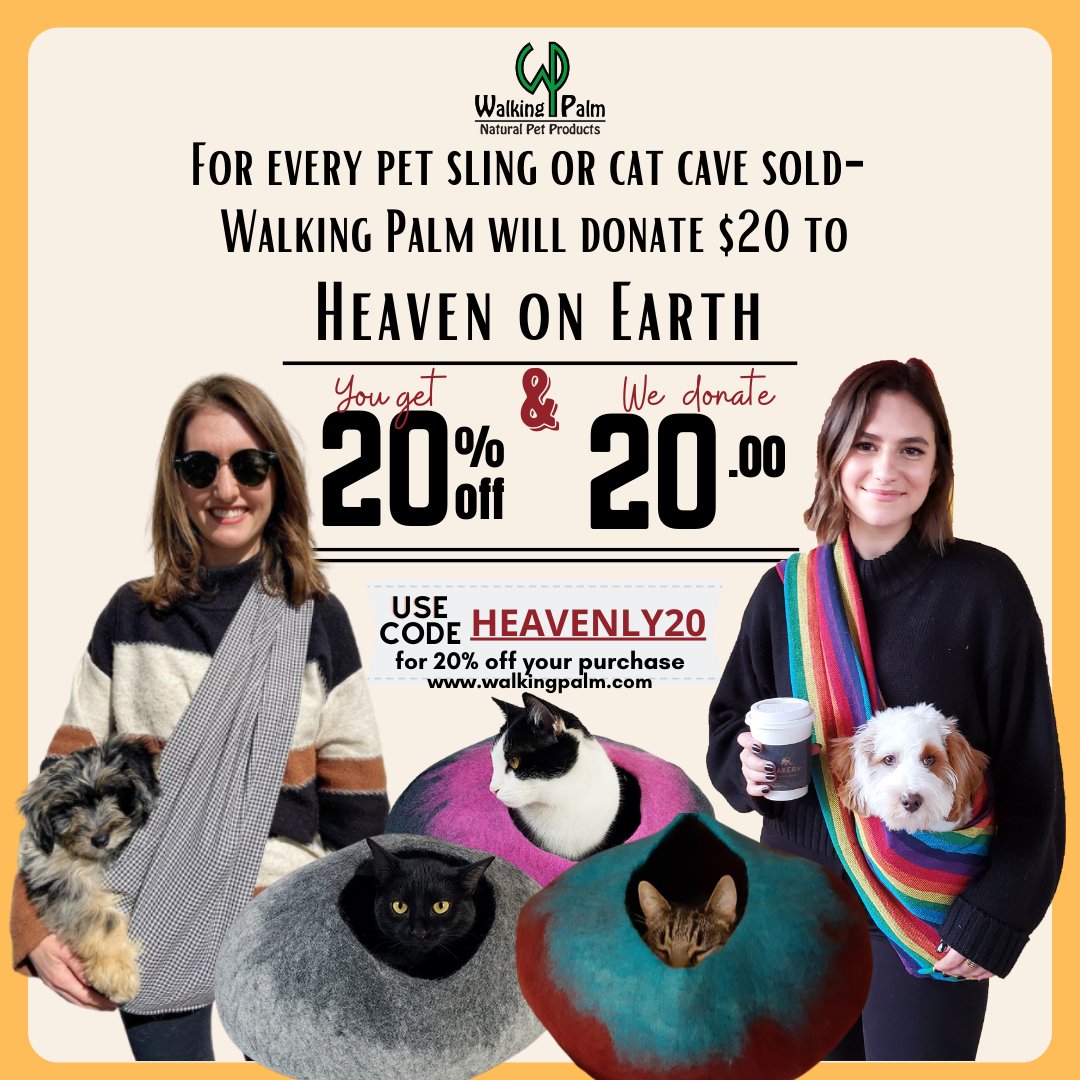 perrys_place_la's tweet photo. Need the purrfect gift for the animal lover in your life?
Shop @walkingpalmpet for high-quality pet products and accessories!
Get 𝟮𝟬% 𝗼𝗳𝗳 𝘆𝗼𝘂𝗿 𝗽𝘂𝗿𝗰𝗵𝗮𝘀𝗲 with code 𝗛𝗘𝗔𝗩𝗘𝗡𝗟𝗬𝟮𝟬 😻
#WalkingPalm #ChristmasShopping https://t.co/vGUpSOcRot