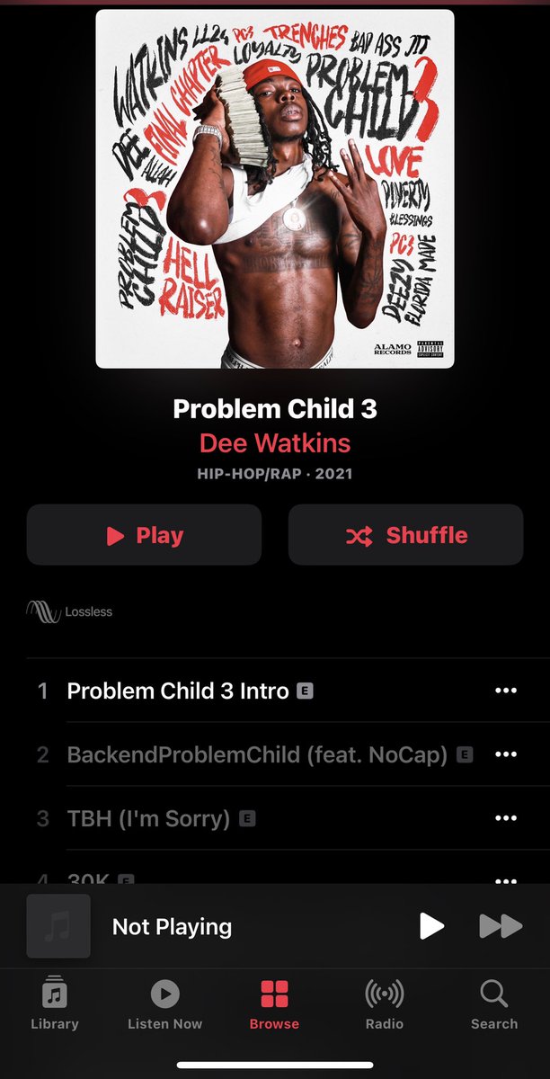 1DeeWatkins's tweet photo. PROBLEM CHILD 3 OUTNOW ON ALL PLATFORMS ❤️🔥 Run me up to the ceiling 🔥🔥🔥🔥 #ProblemChild3 https://t.co/gc4AMCZaeC