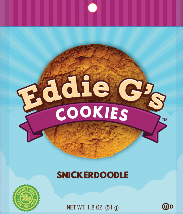 savorfull's tweet photo. Just in time for the holiday season! Eddie G's Peanut/Tree Nut Free Snickerdoodle cookies have arrived! Perfect for school &amp; office safe holiday party treats, stocking stuffers or send an Eddie G's gift box to loved ones near or far. https://t.co/9nlnqMZXbH