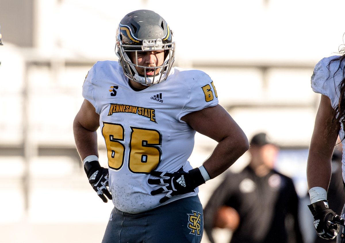 Heading into our final Big South game ⤵️

 - 4️⃣th season going undefeated on the road in the Big South
 - 1️⃣st among Big South teams in rush defense and pass efficiency

Make sure you're there for our last Big South contest:  bit.ly/KSUMUTix

#GoldStandard | #EAT