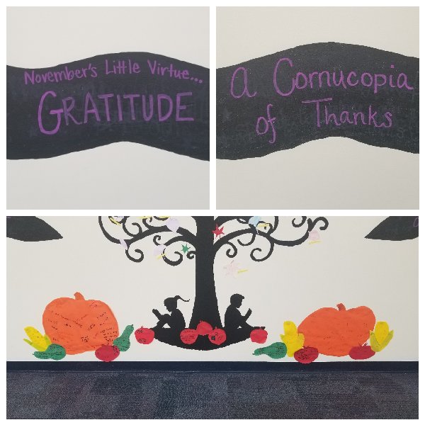 Viz 5th Grade (@mrsskubicsclass) on Twitter photo At Monday's Mes Amies assembly, our leaders presented November's #LittleVirtue Gratitude! Students shared what they were thankful for during a game, listened to The Giving Tree, and created a <a href="/VizLowerSchool/">Visitation LS</a> Cornucopia of Thanks. #StudentLeaders At Monday's Mes Amies assembly, our leaders presented November's #LittleVirtue Gratitude! Students shared what they were thankful for during a game, listened to The Giving Tree, and created a <a href="/VizLowerSchool/">Visitation LS</a> Cornucopia of Thanks. #StudentLeaders