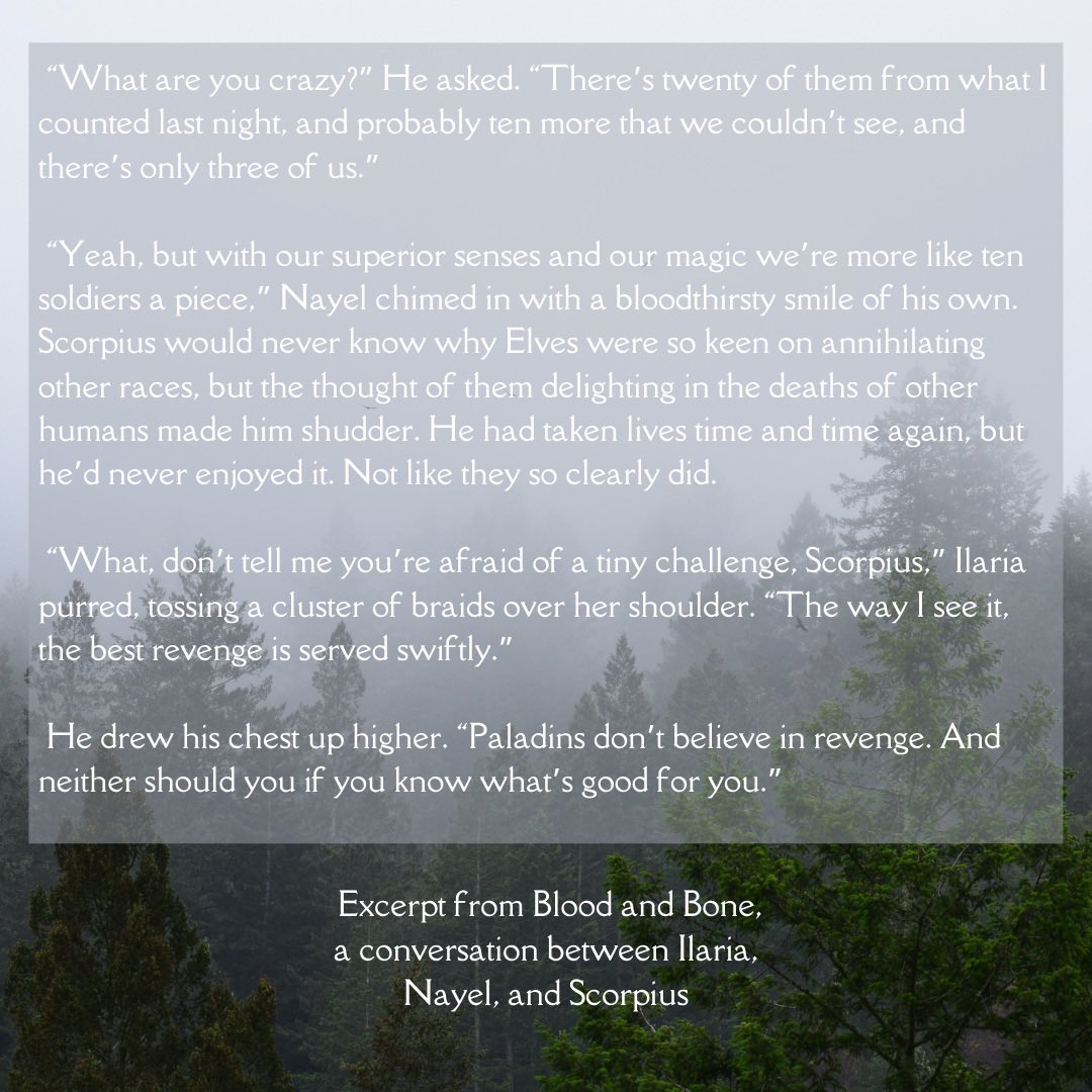 New #booksnippet from my #nanoproject2021 Blood and Bone 🩸⚔️Come check it out! #WritingCommunity