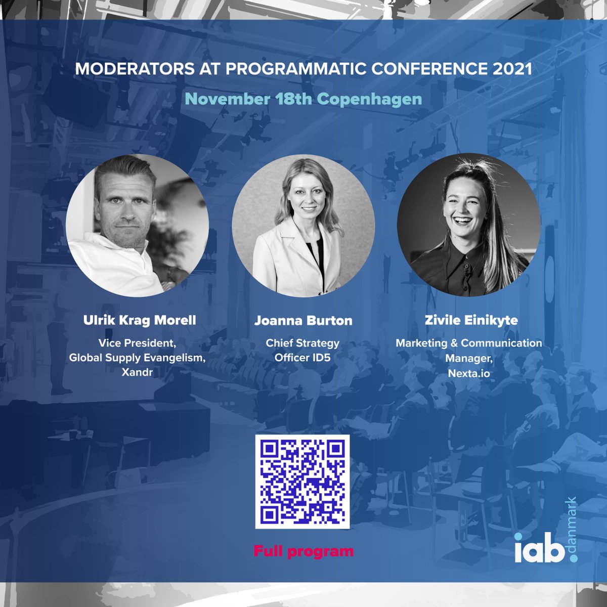 ID5_io's tweet image. Tomorrow, our @Joanna_Burton will be at the #Programmatic Conference 2021 by @iabdenmark  in Copenhagen. Joanna will be one of the event moderators and will also give a presentation at 1pm.
For more information visit:
iabdanmark.dk/programmatic-2…