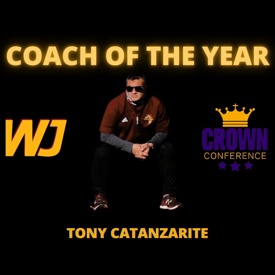 WJsoccer's tweet photo. Congrats Coach Tony! @tony_catan @WJsuperfans2020 @WJ_Warriors @manta_soccer #crownconference https://t.co/kcXTtvaEvh