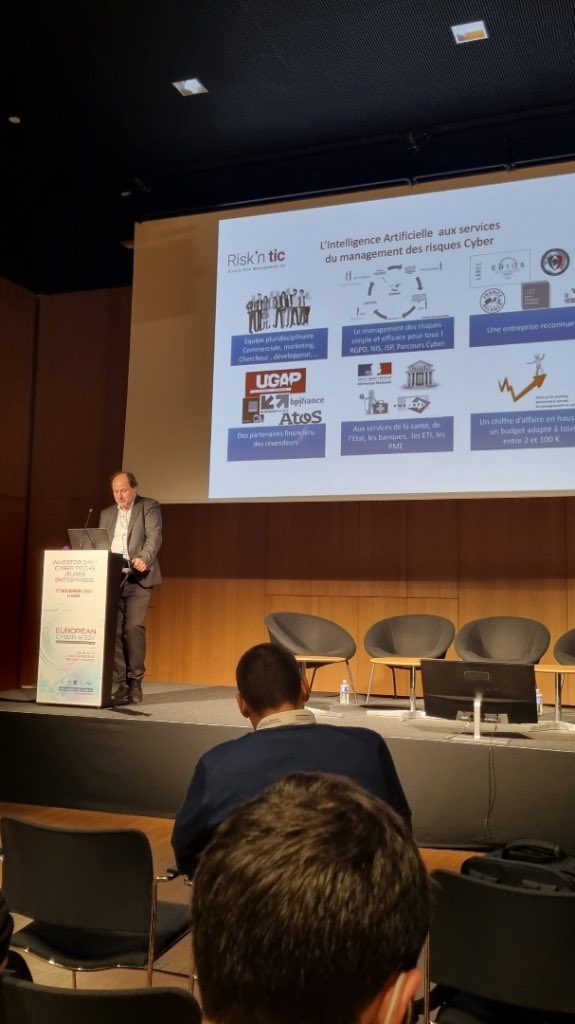 RisknTic's tweet photo. Retrouvez Christophe Delpierre à l’@EUCyberWeek #intelligenceartificielle #ia #cyberisk https://t.co/ZR6mQKpsTN