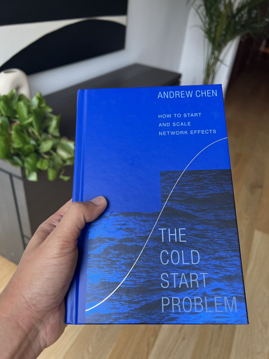 andrewchen's tweet photo. Whoa. This morning, I received the first real copy of The Cold Start Problem, a book I’ve been working on for the past 3 years

Feels so good to hold it in my hand

Comes out in a few weeks - December 7, preorder here: https://t.co/XBxYpNL0so https://t.co/ghDYpzrQUA
