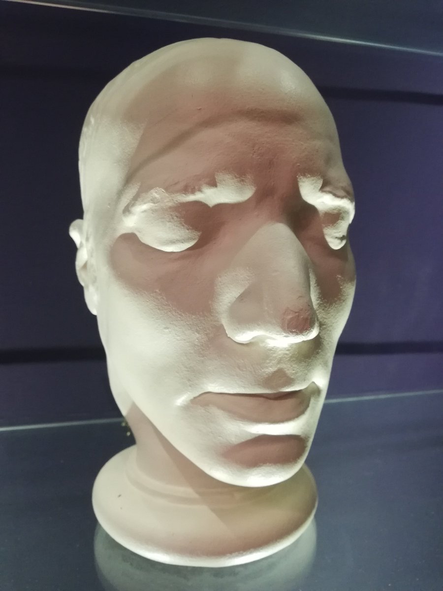TeviotPlace's tweet image. #DeathMask of #RobertOwen the Welsh social reformer and owner of #NewLanarkMills who died #otd in 1858 [Our ref:2097]