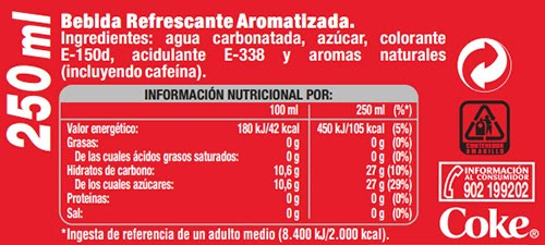 Mantequilla informacion nutricional