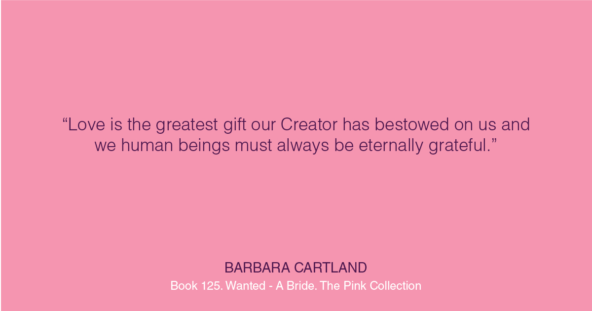 Cartland_Books's tweet photo. Do you believe in this quote from the Queen of Romance? ❣️ 

Barbara Cartland believed in love from a greater power and that it was shared across the world.

Be inspired by more of her most romantic quotes: https://t.co/wHf1y9vzUa https://t.co/kkabPUZY95