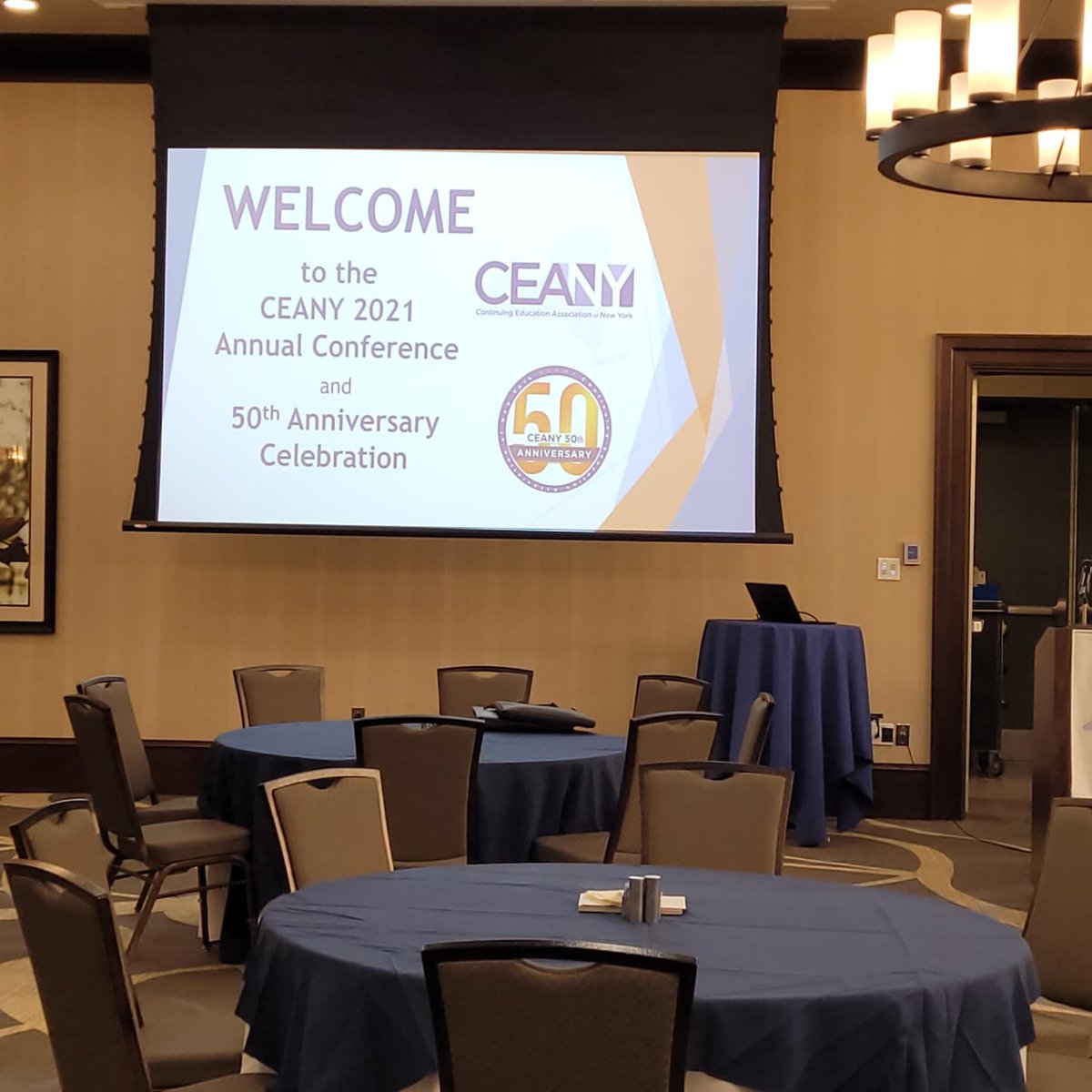 CEANY_org's tweet photo. Welcome to the CEANY 2021 annual conference! Such an amazing line up of presenters, sessions, contests and vendors.... all in person! Can't wait to celebrate our 50th Anniversary with everyone!
#ceany50th #WeAreContEd #ceany21 #pastpresentfuture https://t.co/BA1Oiddey6