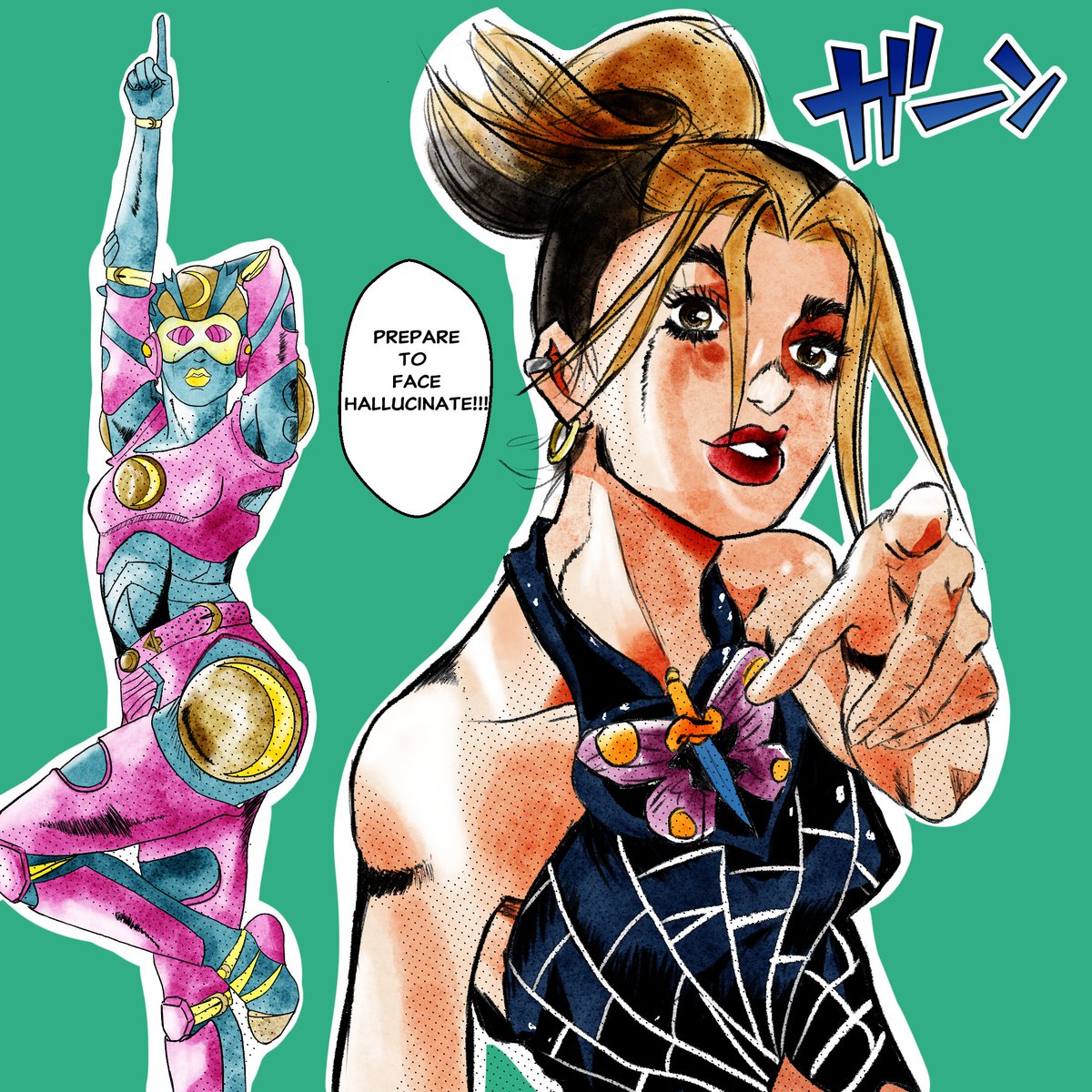 Lee2BJ's tweet photo. Dua Cujoh O Jolyne Lipa? 🤔 No lo sé con exactitud. Pero amo a ambas 
Cuál de las 3 les gusta más?
•
•
#anime #Anitwt #art #jojo #jojosbizarreadventure #jolyne #Artes #animegirl #animetwt #DuaLipa #Illustrations #ilustración #drawing #manga https://t.co/3tJCGCpyPg