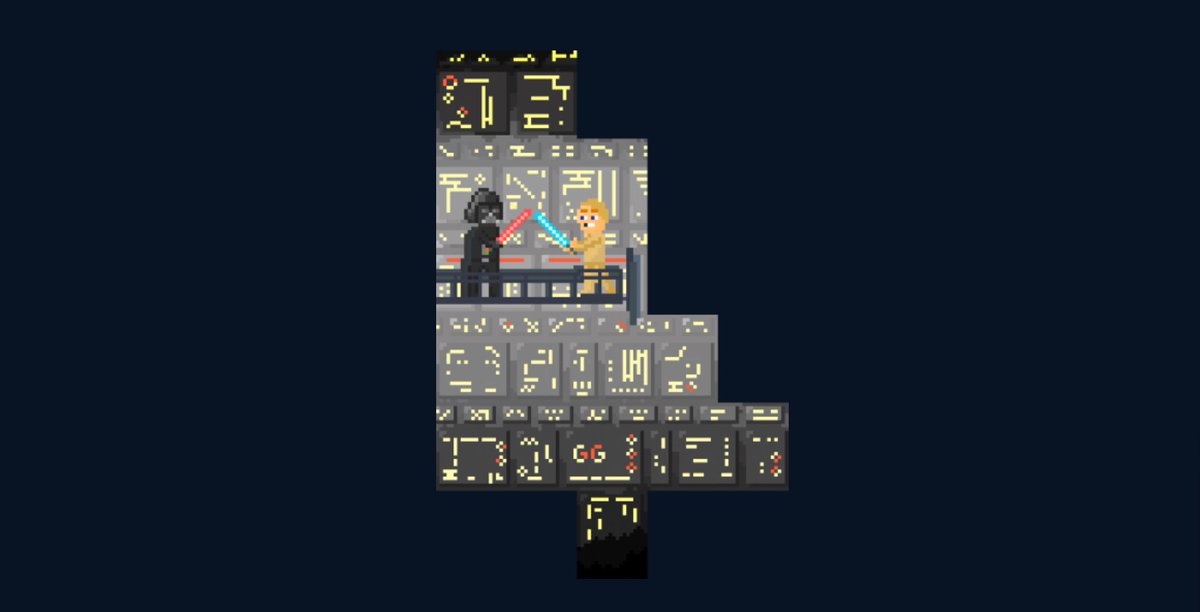 NextEarth_'s tweet photo. JorgePaez is back with another 9000-tile masterpiece.

Find this amazing #pixelart of the Cloud City duel in the South Atlantic Ocean.

✅Buy it here: https://t.co/fjI32mK0M2

#landart #oceancanvas #metaverse #nextearth #starwars https://t.co/oA0WOS2O1o