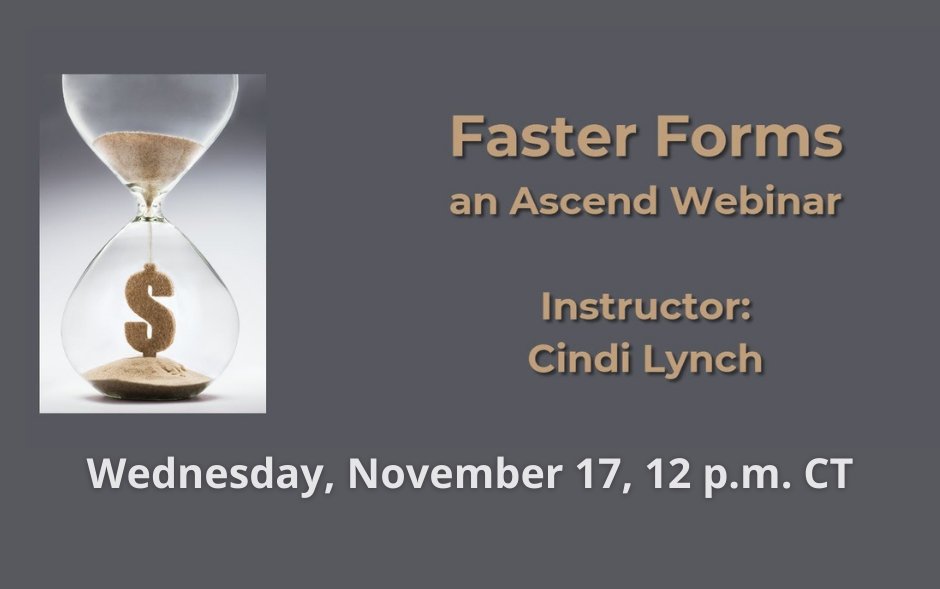 StenographLLC's tweet photo. Saving time is critical in our busy day. Save time with valuable tips for quickly creating efficient standard pages, parentheticals, and other forms at the Ascend Faster Forms webinar. Join Ascend today; first 30 days are FREE! https://t.co/ZTVpCGTQ6D #Ascend #parenthetical https://t.co/J8ewtrwDGV