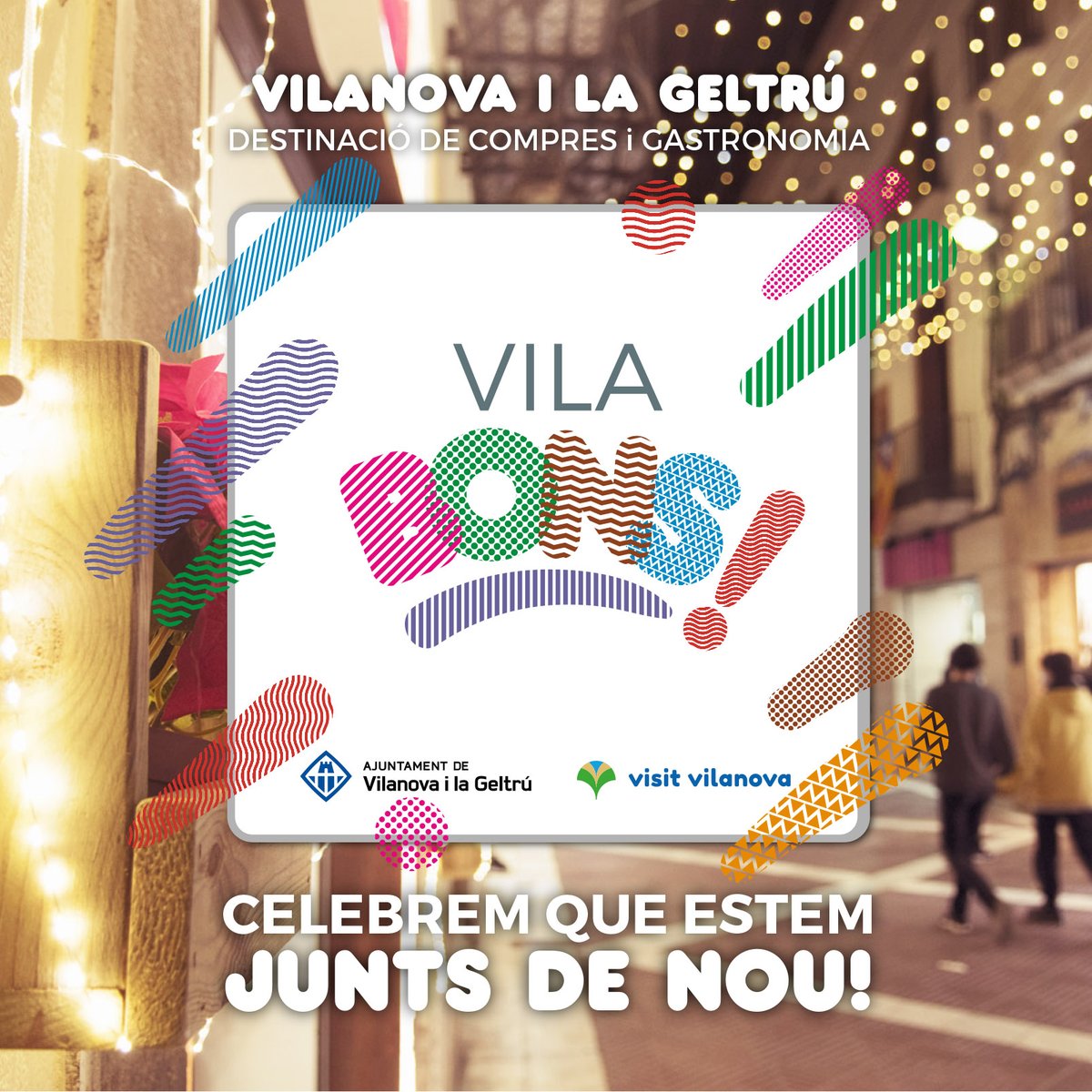 GremiVNG's tweet photo. 👉 Aquest nadal #VNG s'omple de #vilabons !!!

Una nova proposta de l' @ajuntamentvng per dinamitzar comerços i restauració de la vila aquests propers dies de nadal i festes. 

Mes info a ... https://t.co/ieCJly0cbl

 #visitvilanova https://t.co/IFG33tVmA3