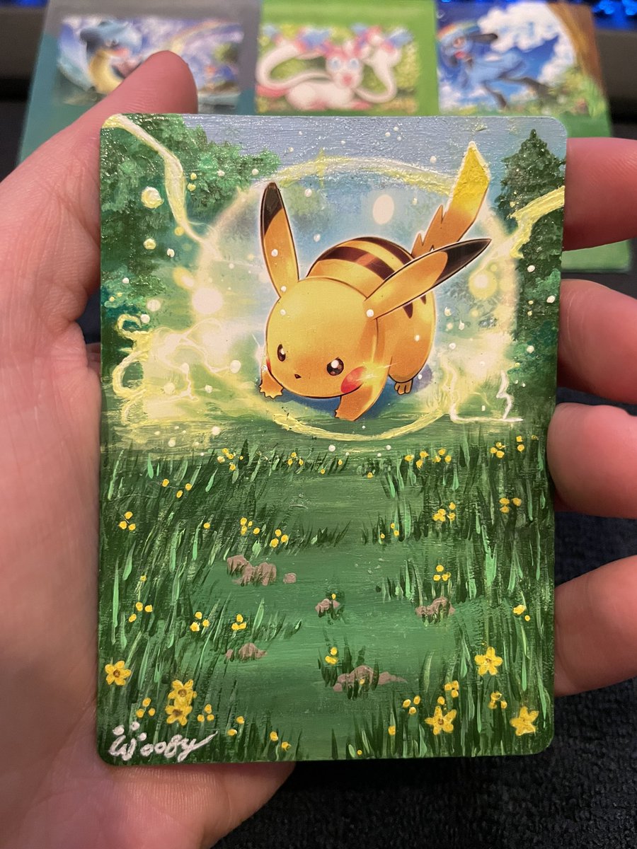 Woofinz's tweet photo. My pika pal 💛 https://t.co/dhkPX68cIo