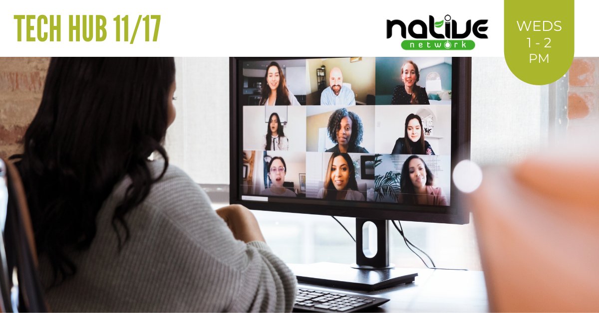 ncwtech's tweet image. Will you be joining us for Tech Hub this afternoon?

The NCW Tech team are going to learn from Native Network, Inc. about their broadband mission! 

Join us here at 1 PM: us02web.zoom.us/j/82359258532