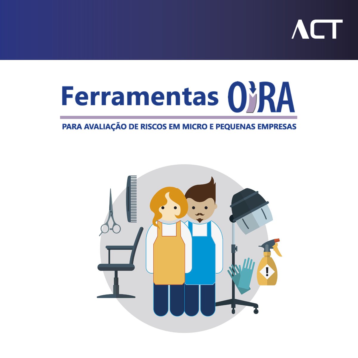 actportugal's tweet image. 💇 Ferramentas OiRA: Cabeleireiros &amp;amp; Barbeiros

Esta ferramenta é interativa, gratuita e pode ser utilizada online por todos os profissionais do setor que pretendam avaliar os riscos no seu local de trabalho.

Aceda aqui 👉 bit.ly/3Fxitgx

#ACT #AvaliaçãodeRiscos