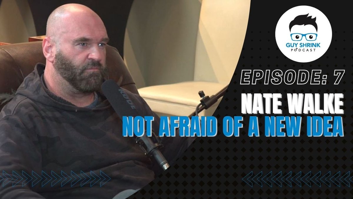 GuyShrinkPod's tweet image. Episode 7: Nate Walke | Not Afraid of A New Idea

Apple Podcast: apple.co/3HmBdQB 
Spotify: spoti.fi/3kHqZAu 
YouTube: youtu.be/UbzXVYkVKzg 

#guyshrink #codecity #newideas #entrepreneurship #guytherapy #therapy #men #aboutmen #realmen #movingforward #iterate