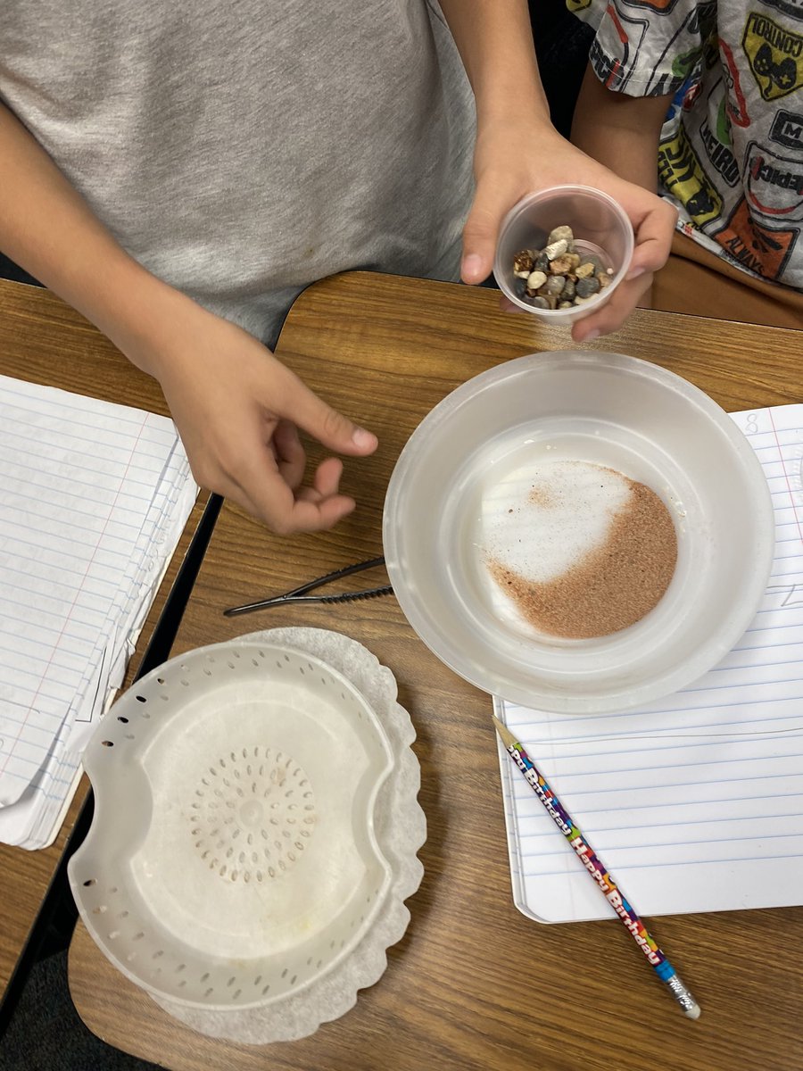 Separating mixtures lab. Using physical properties to separate different mixtures. <a href="/AlvinISD_EL/">Alvin ISD EB & Cultural Service Department</a> <a href="/AlvinISD_SCI/">AlvinISD Science</a> <a href="/AlvinISD/">Alvin ISD</a> #5thgrade #duallanguage