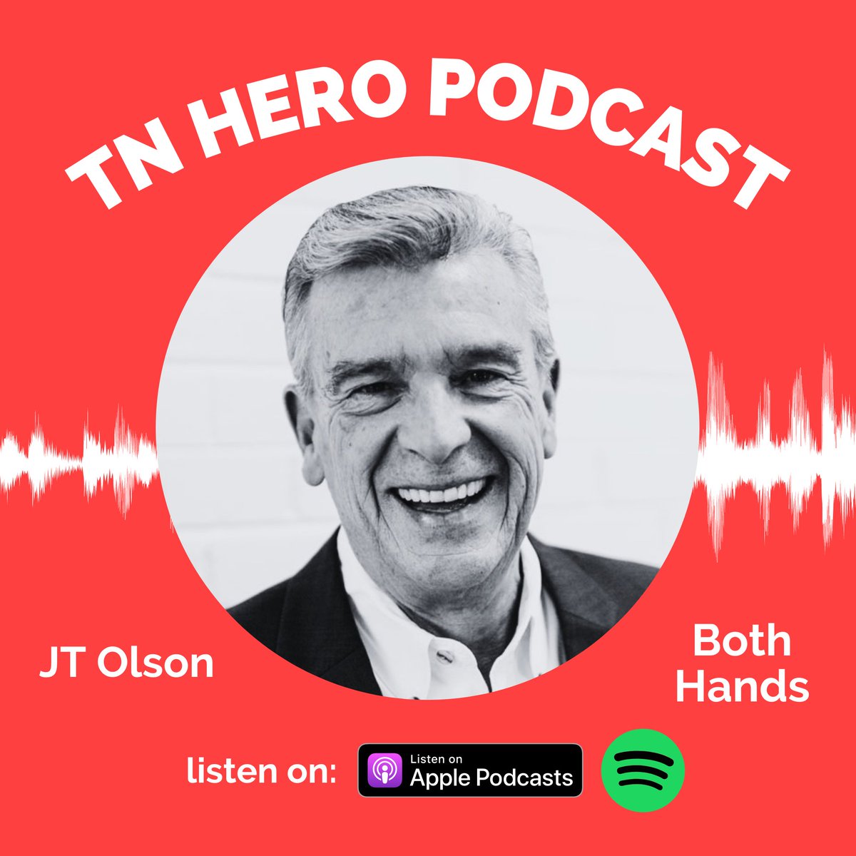 Listen to the most recent episode of the TN Hero podcast with JT Olson of Both Hands. JT's story is inspiring and the work of Both Hands is unbelievable! Episode available on Spotify, Apple Podcast, or with the link below! buzzsprout.com/1551934/9565101