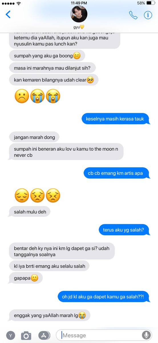 craazyything's tweet photo. gyu dan mba pacar yg sensi krn lg dateng bulan🙂 https://t.co/AKbjvpDP0C